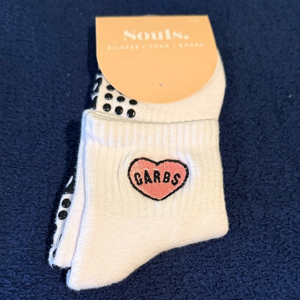 NWT Souls grip socks - carbs!